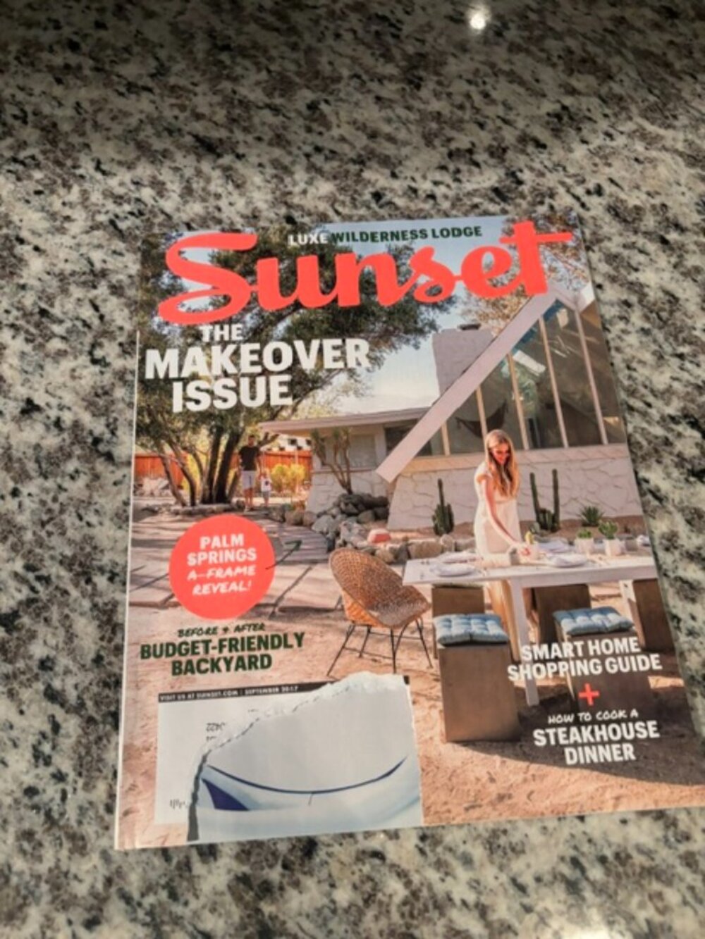 Sunset magazine - September 2017 - The Makeover Issue - SALE!